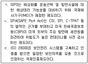 물류관리사 필기 기출문제 37