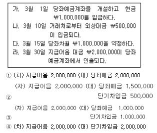 전산회계운용사 2급 필기 기출문제 6