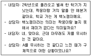 청소년상담사 2급 필기 기출문제 24