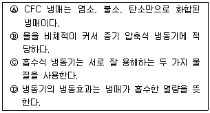 가스산업기사 필기 기출문제 36